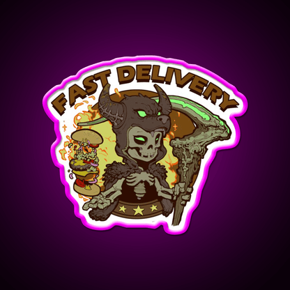 The Junk Food Mage Fast Food Led Neon Sign For Burger Place Rgb Color - Shineneon