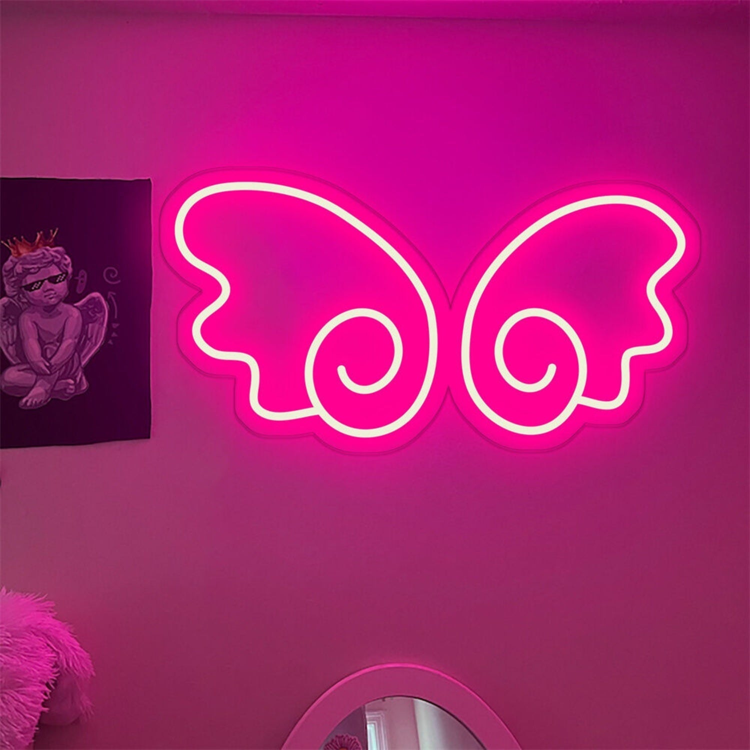 The Kawaii Anime Wings Decoration Led Neon Sign Fcosplay Events - Shineneon