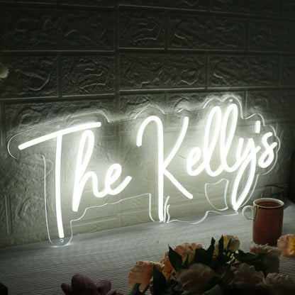 The Kellys White Led Neon Sign - Shineneon