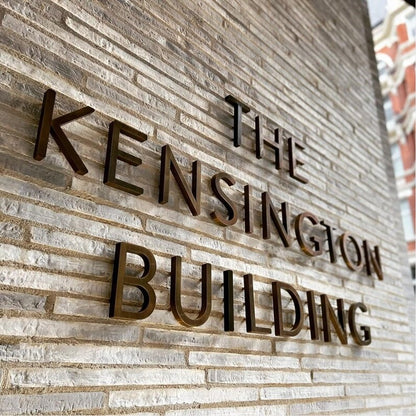 The Kensington Building 3D Backlit Channel Letters Led Light Sign - Shineneon