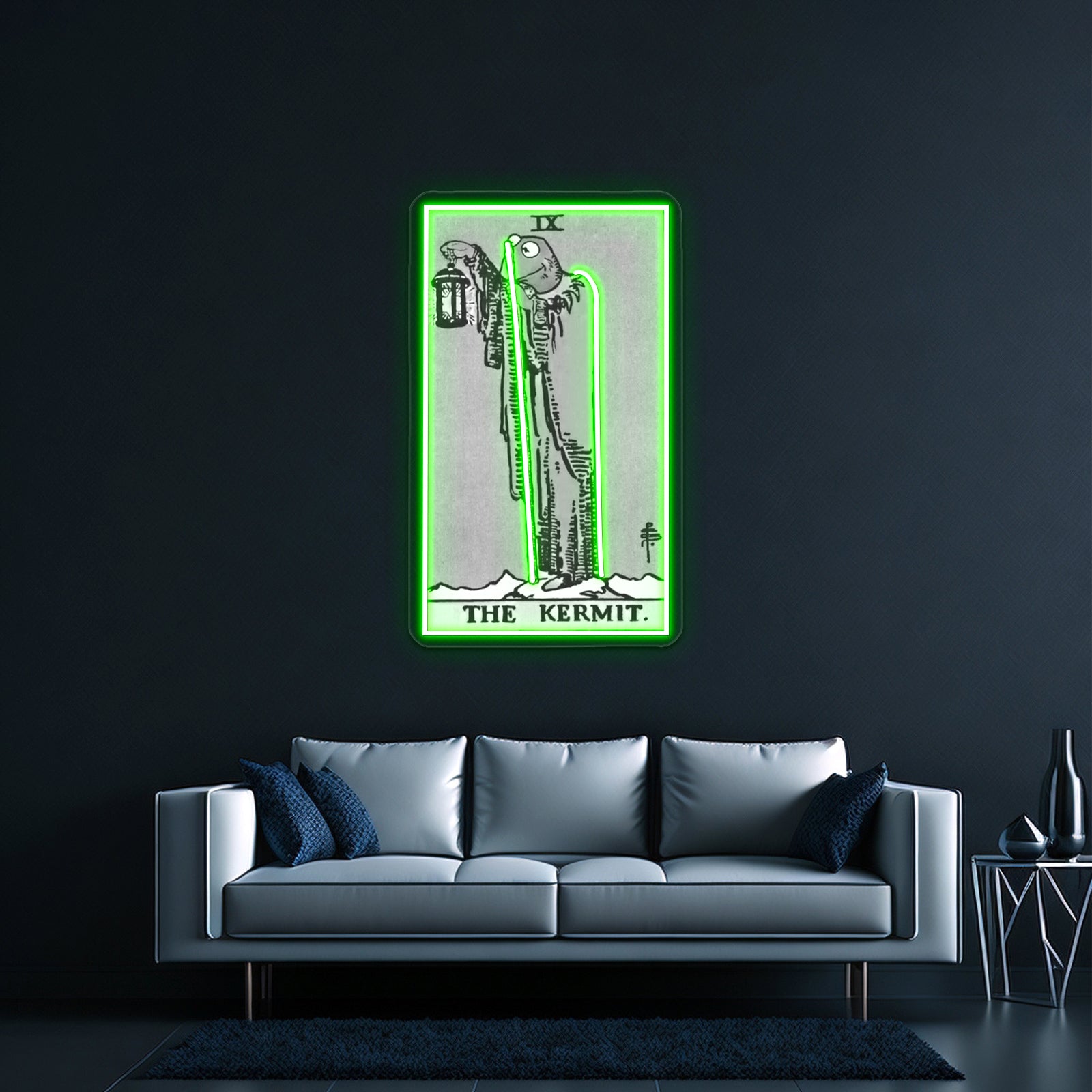 The Kermit Artwork Personalized Neon Signs | Shineneon