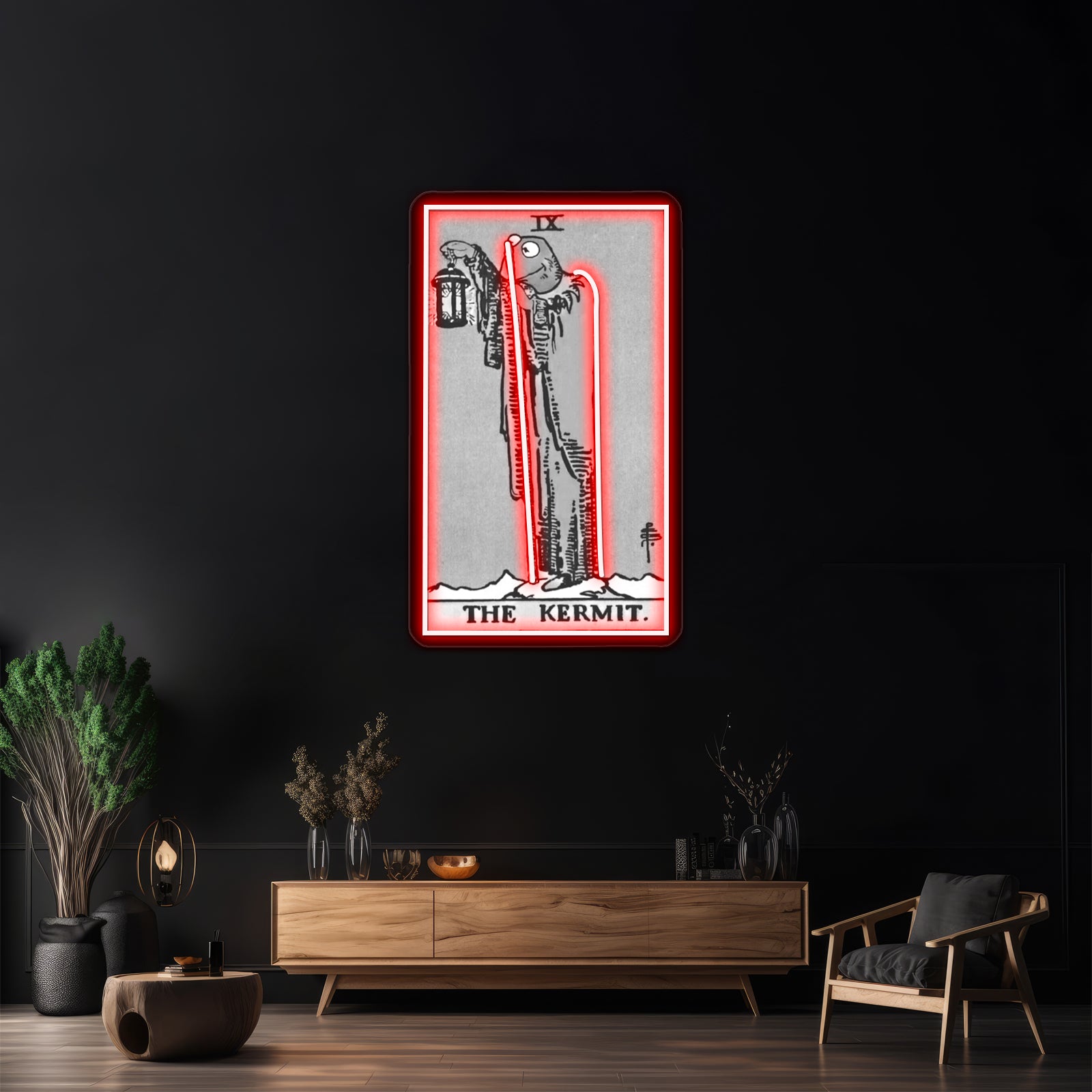 The Kermit Artwork Personalized Neon Signs | Shineneon