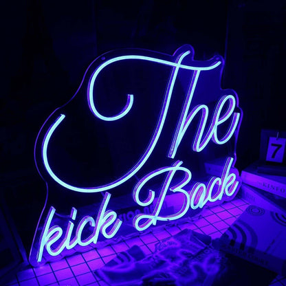 The Kick Back Blue Led Neon Sign - Shineneon