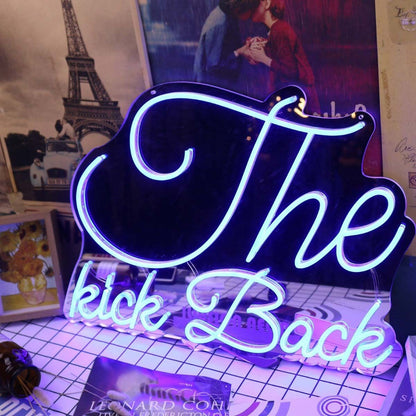 The Kick Back Blue Led Neon Sign - Shineneon