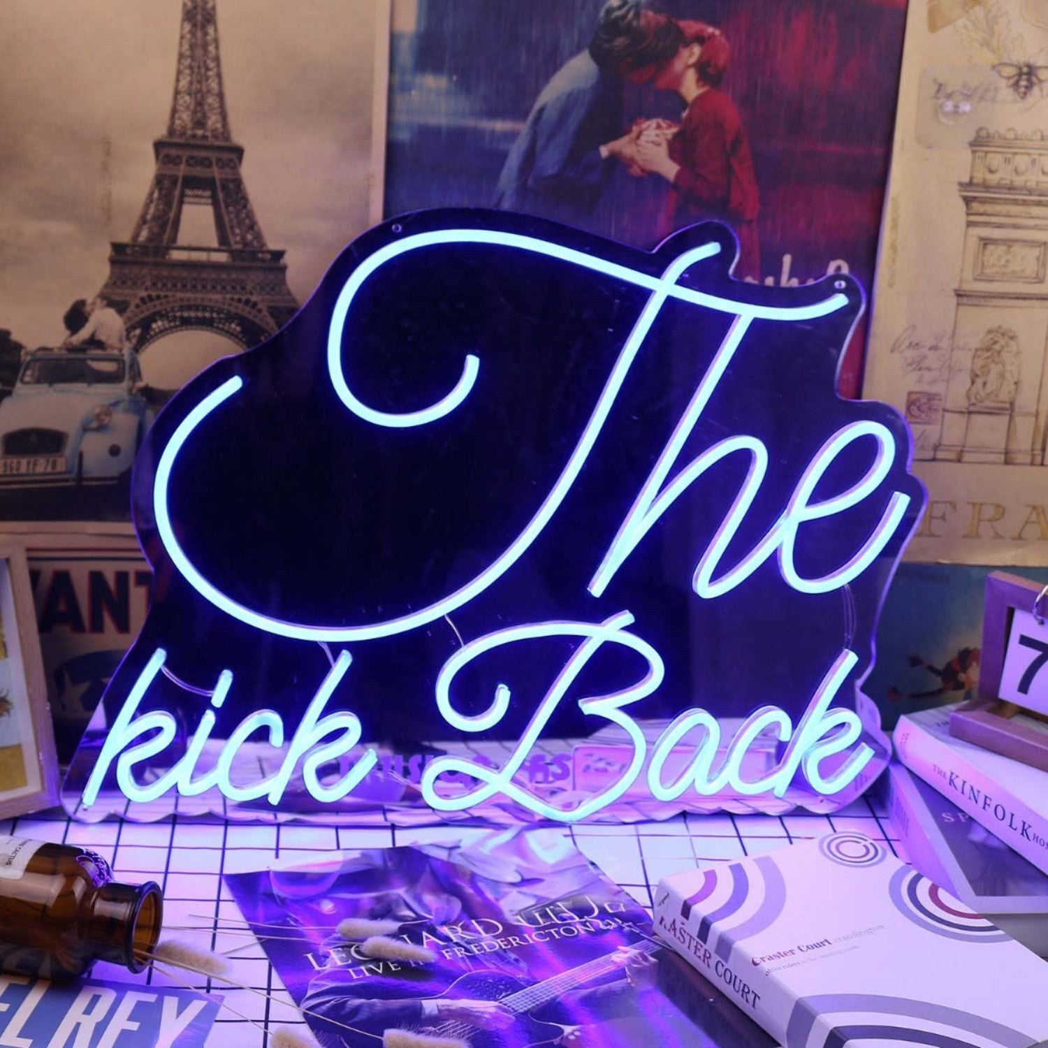 The Kick Back Blue Led Neon Sign - Shineneon