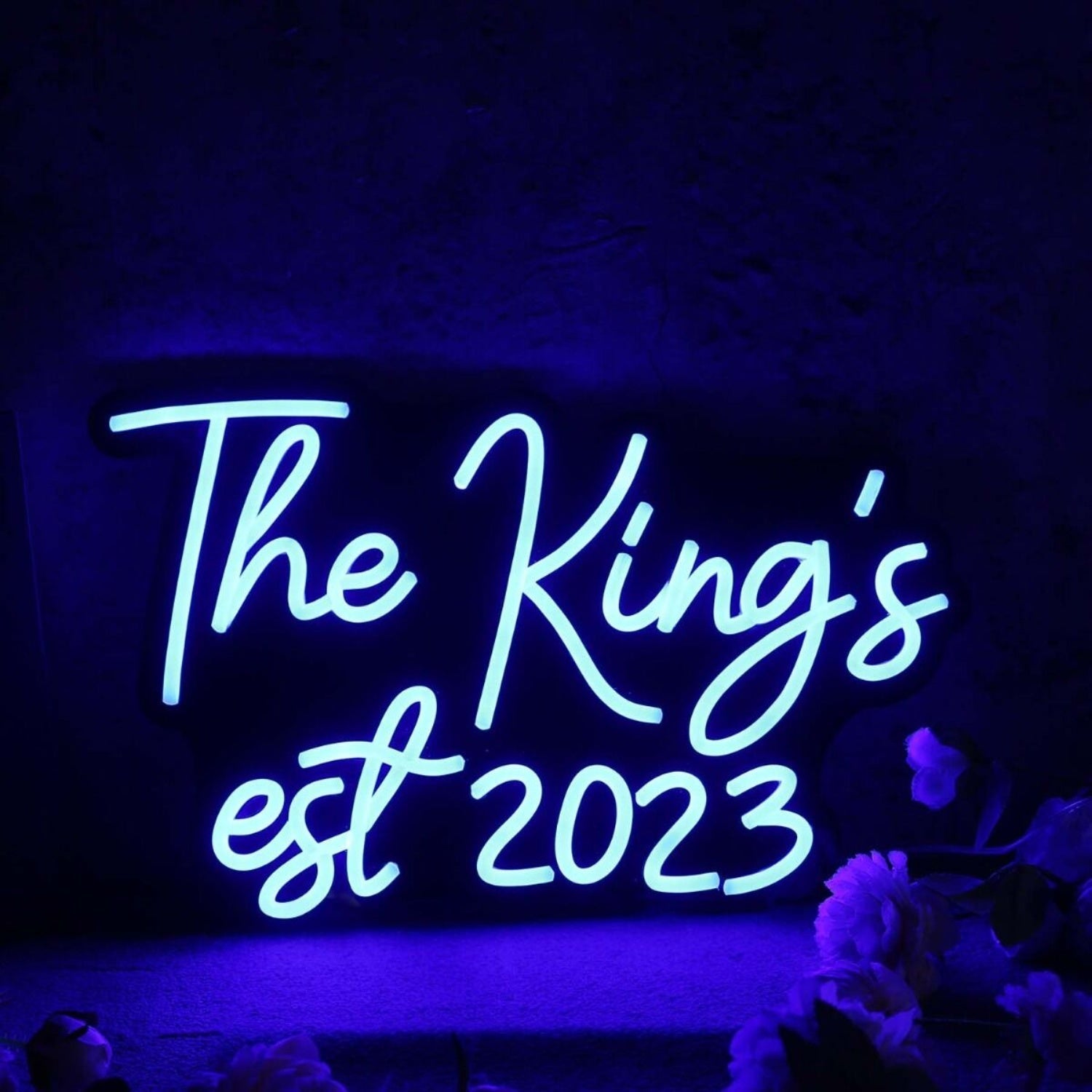 The Kings Est 2023 Blue Led Neon Sign - Shineneon