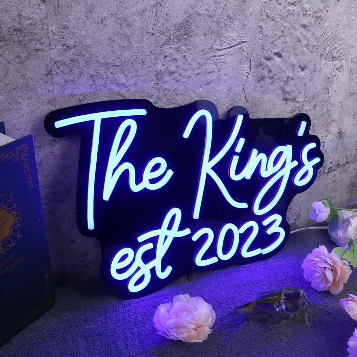 The Kings Est 2023 Blue Led Neon Sign - Shineneon