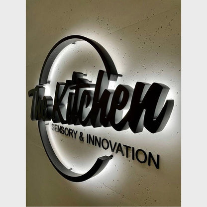 The Kitchen Sensory Innovation 3D Backlit Channel Letters Led Light Sign - Shineneon