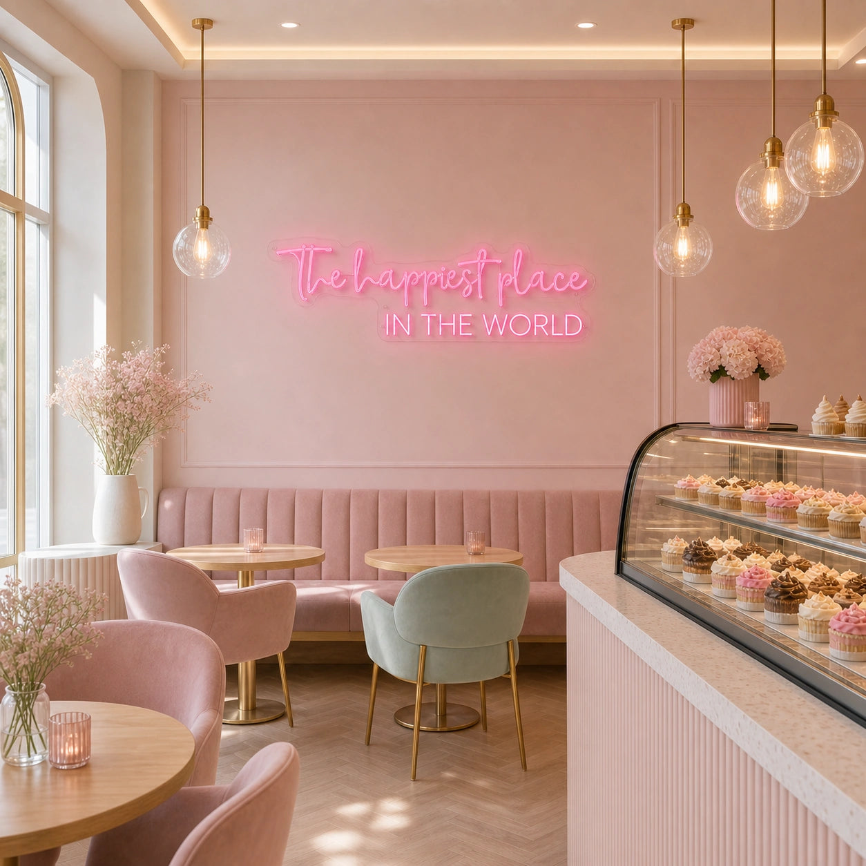 The Largest Place LED Neon Sign size image
