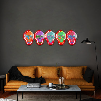 The Larry Five Artwork Personalized Neon Signs