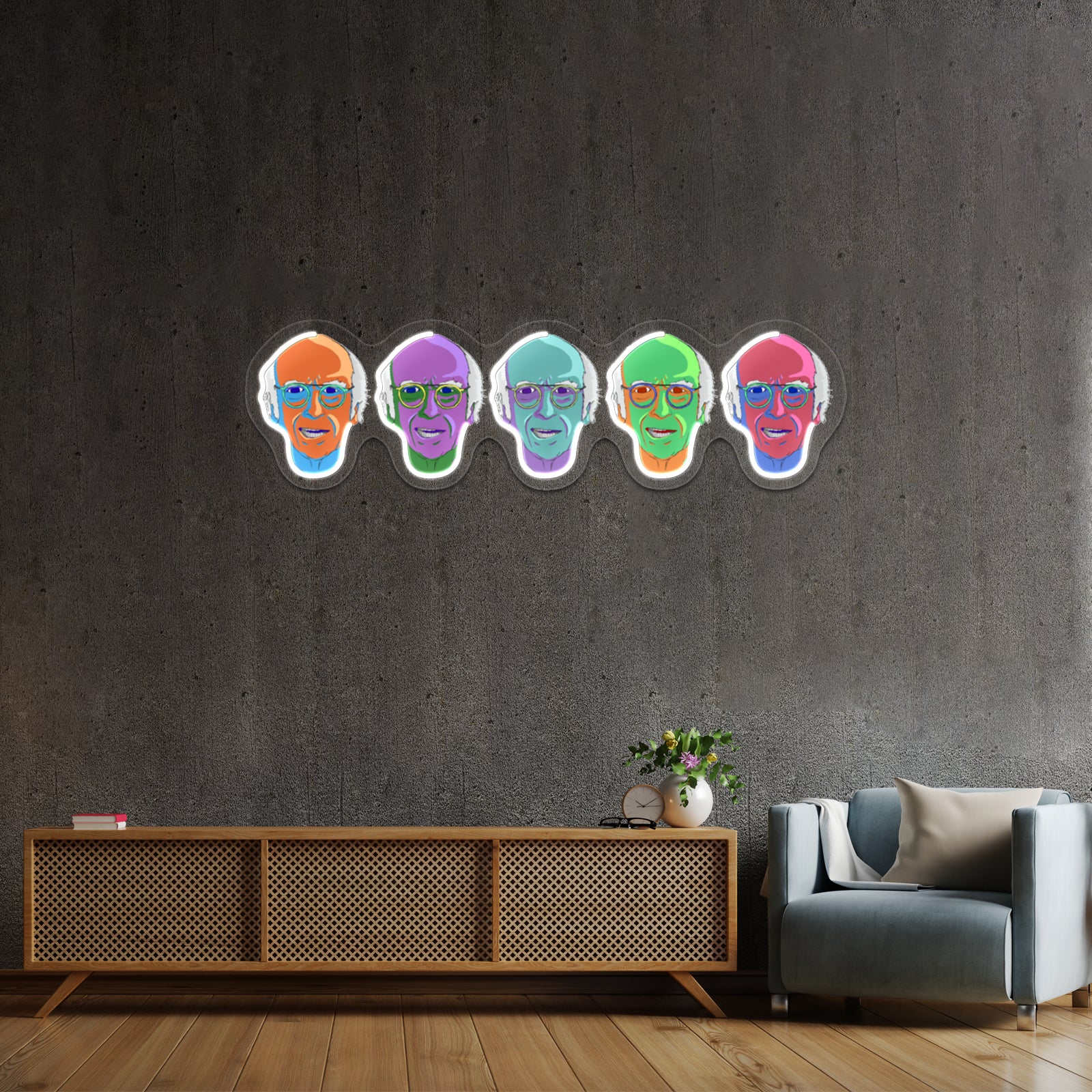 The Larry Five Artwork Personalized Neon Signs | Shineneon
