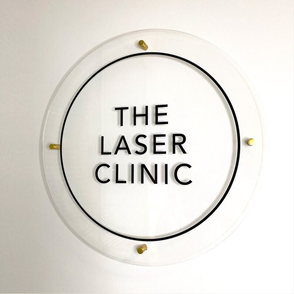 The Laser Clinic Acrylic Business Logo Sign - Shineneon