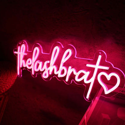 The Lash Brat Red Led Neon Sign - Shineneon
