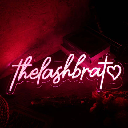 The Lash Brat Red Led Neon Sign - Shineneon