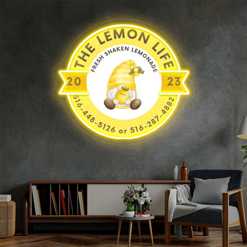 THE LEMON LIFE Custom Neon Sign - Shineneon