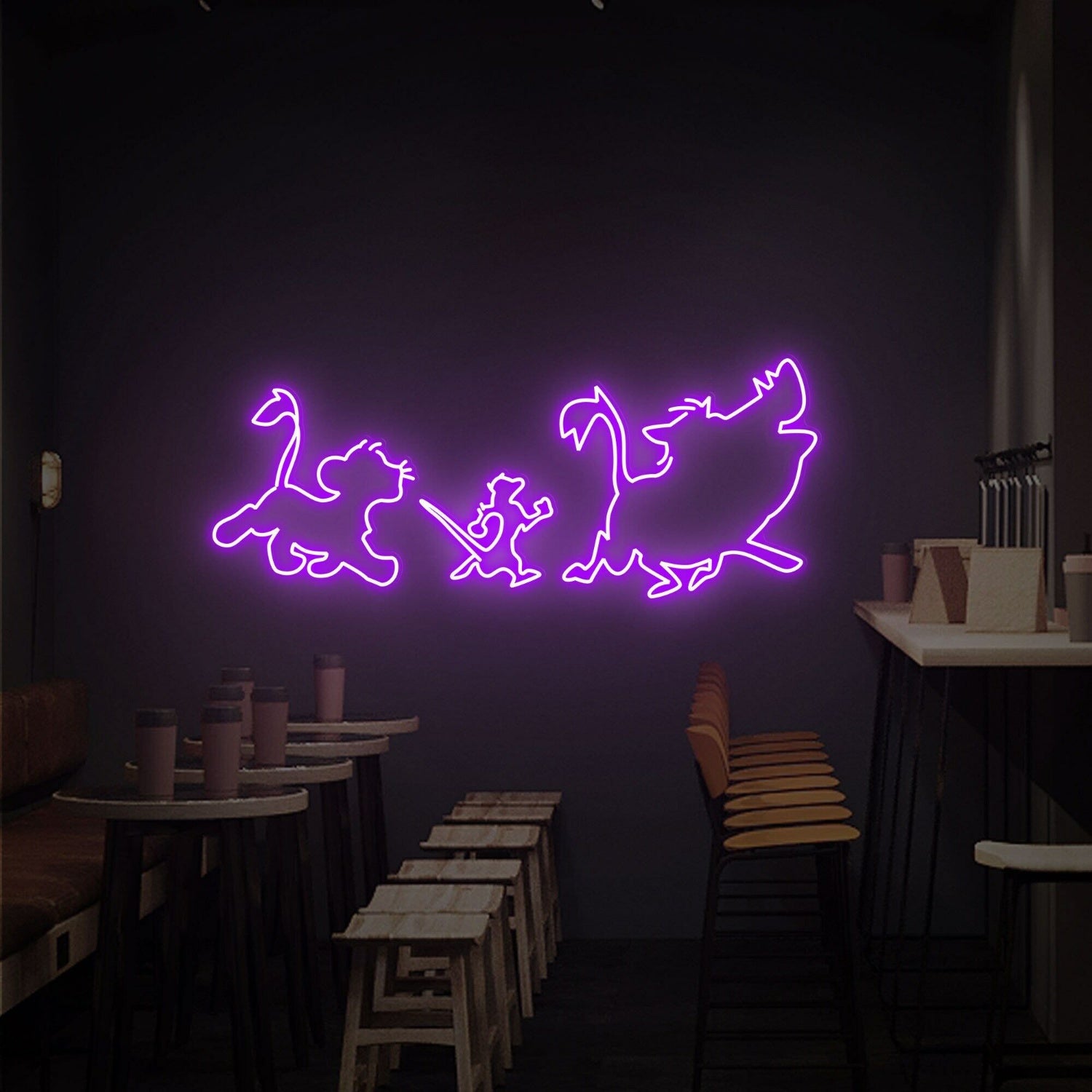 The Lion King Led Neon Sign A Addition For Game Rooms | Shineneon