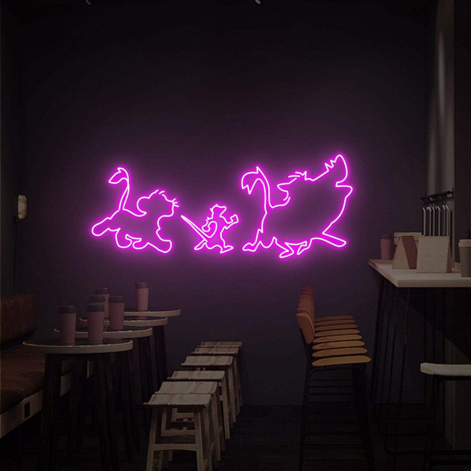 The Lion King Led Neon Sign A Addition For Game Rooms - Shineneon