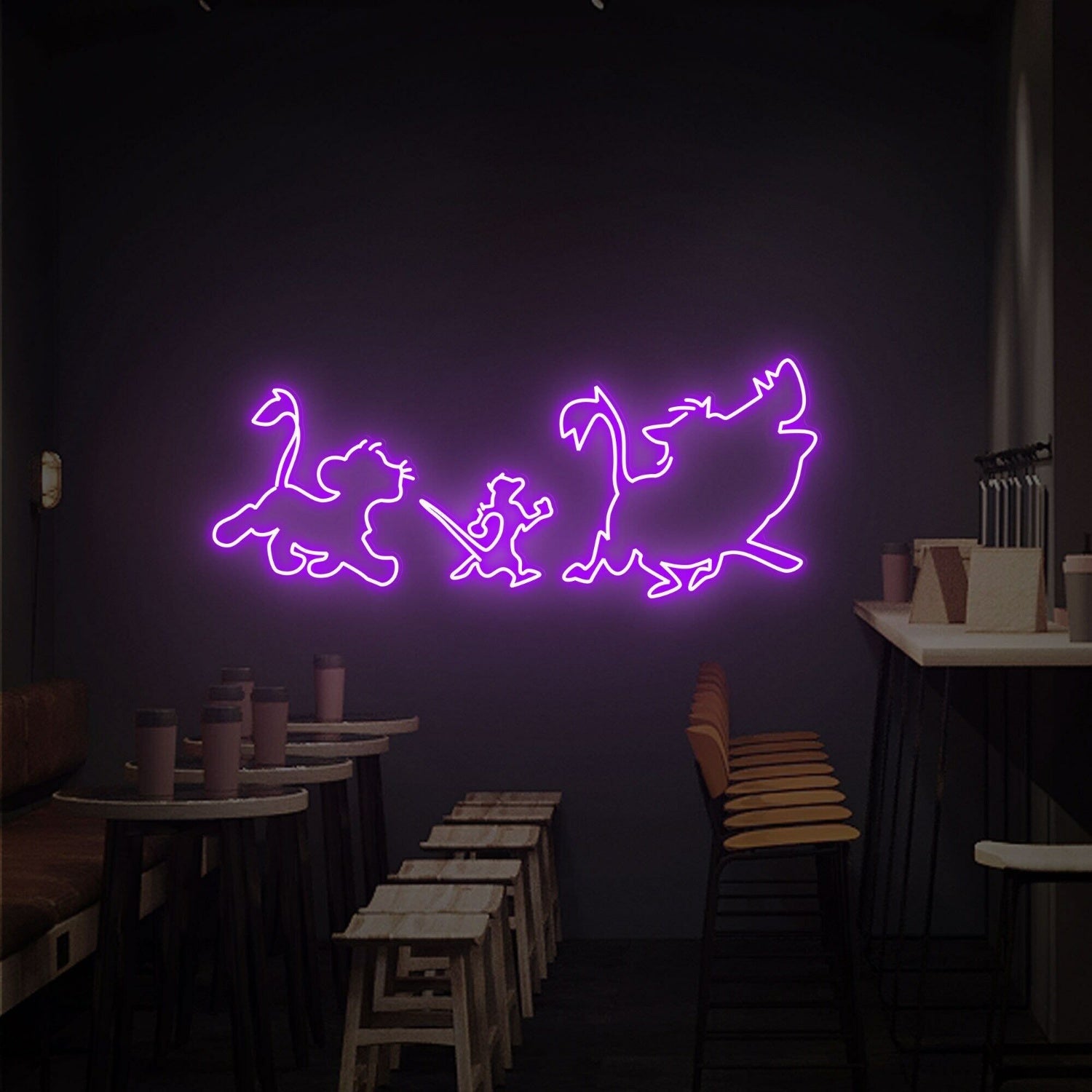 The Lion King Led Neon Sign A Addition For Game Rooms - Shineneon