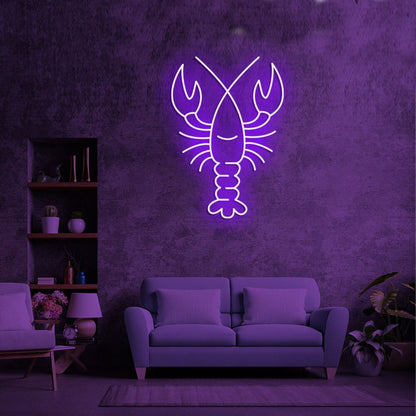 The Lobster Led Neon Sign For Food Lovers And Restaurants | Shineneon
