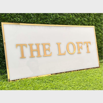 The Loft Acrylic Business Logo Sign - Shineneon