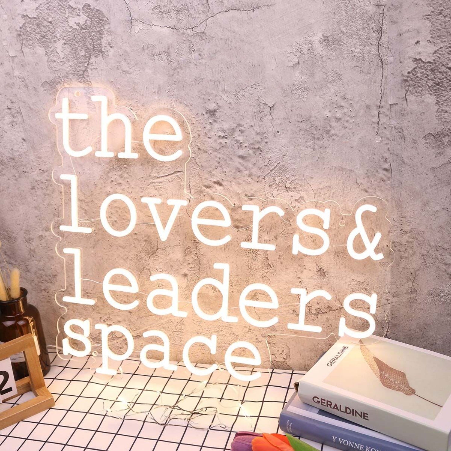 The Lovers And Leaders Space Yellow Led Neon Sign - Shineneon