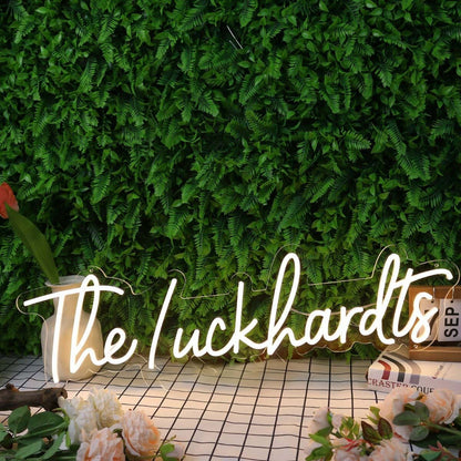 The Luckhardts Yellow Led Neon Sign - Shineneon