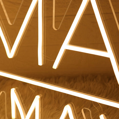 The Mane By Mayson Yellow Led Neon Sign - Shineneon