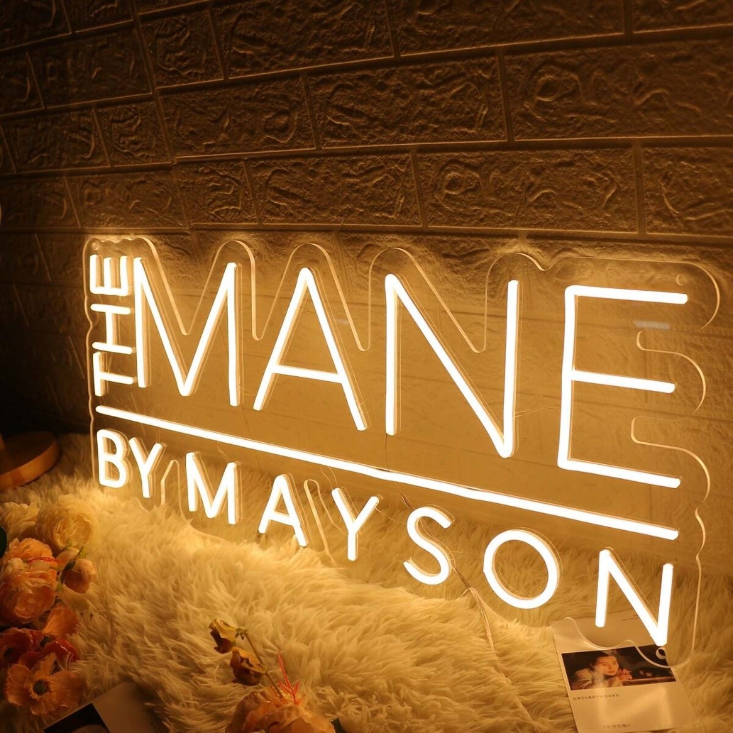 The Mane By Mayson Yellow Led Neon Sign - Shineneon