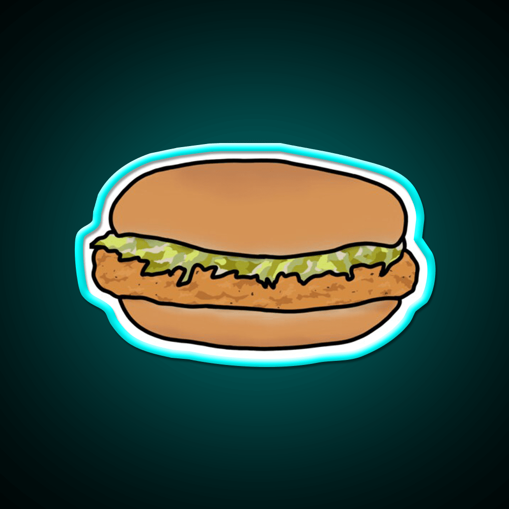 The Mcchicken Fast Food Led Neon Sign For Burger Place Rgb Color - Shineneon