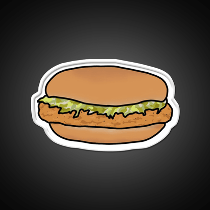 The Mcchicken Fast Food Led Neon Sign For Burger Place Rgb Color - Shineneon