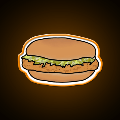 The Mcchicken Fast Food Led Neon Sign For Burger Place Rgb Color - Shineneon