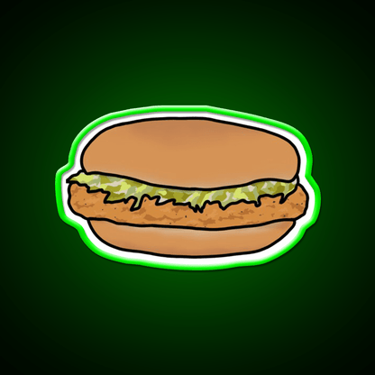 The Mcchicken Fast Food Led Neon Sign For Burger Place Rgb Color - Shineneon
