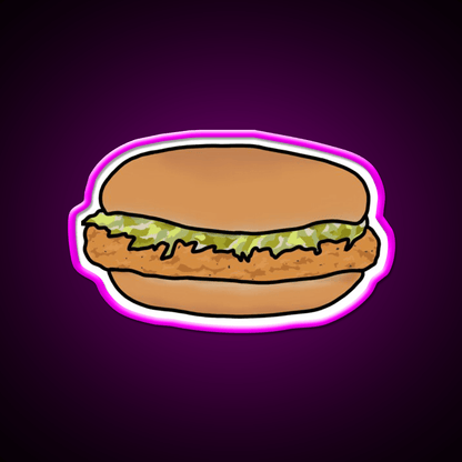 The Mcchicken Fast Food Led Neon Sign For Burger Place Rgb Color - Shineneon