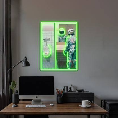 The Mens Room Artwork Personalized Neon Signs