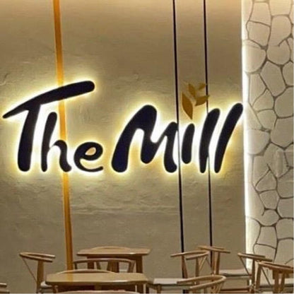 The Mill 3D Backlit Channel Letters Led Light Sign - Shineneon
