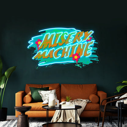 The Misery Machine Artwork Personalized Neon Signs