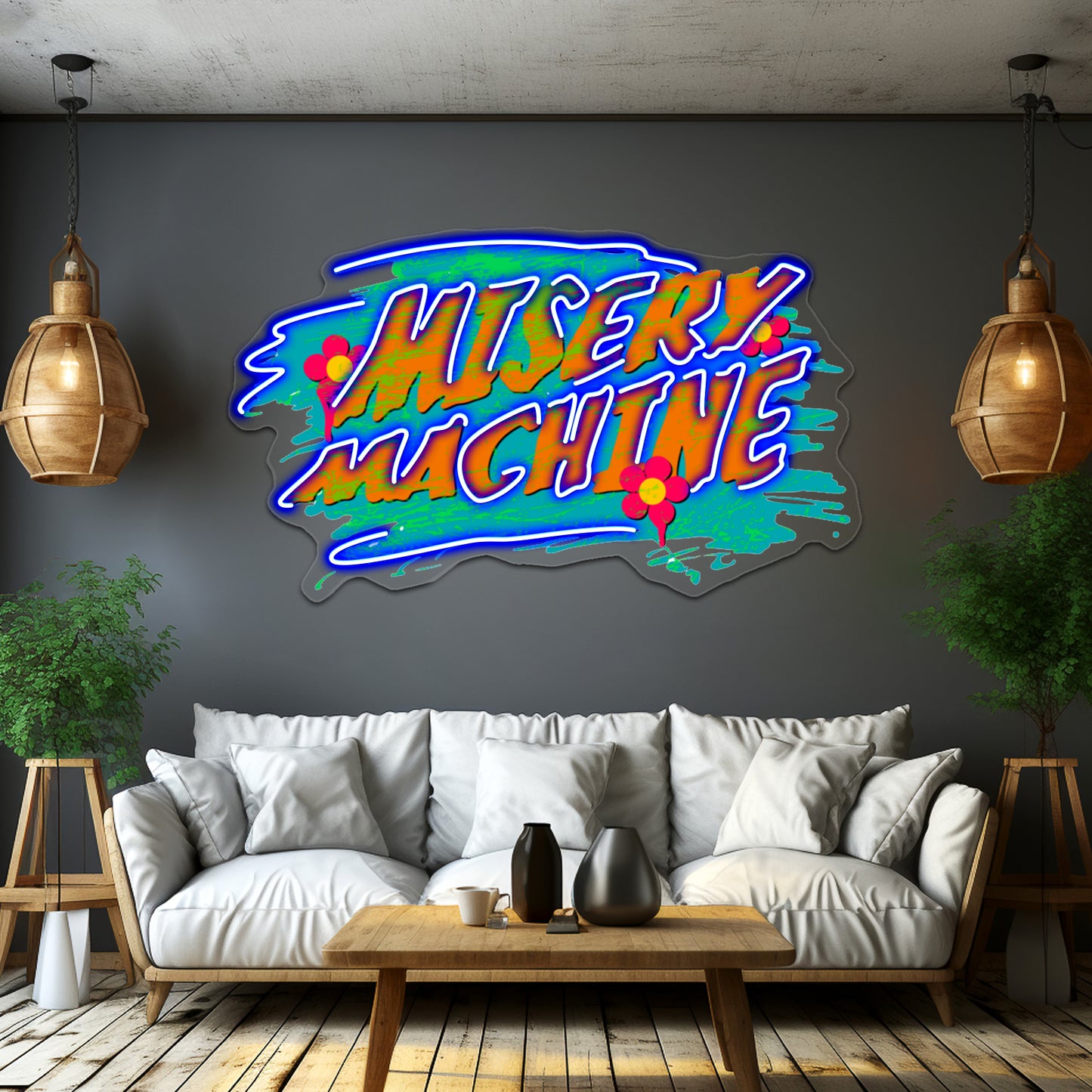 The Misery Machine Artwork Personalized Neon Signs