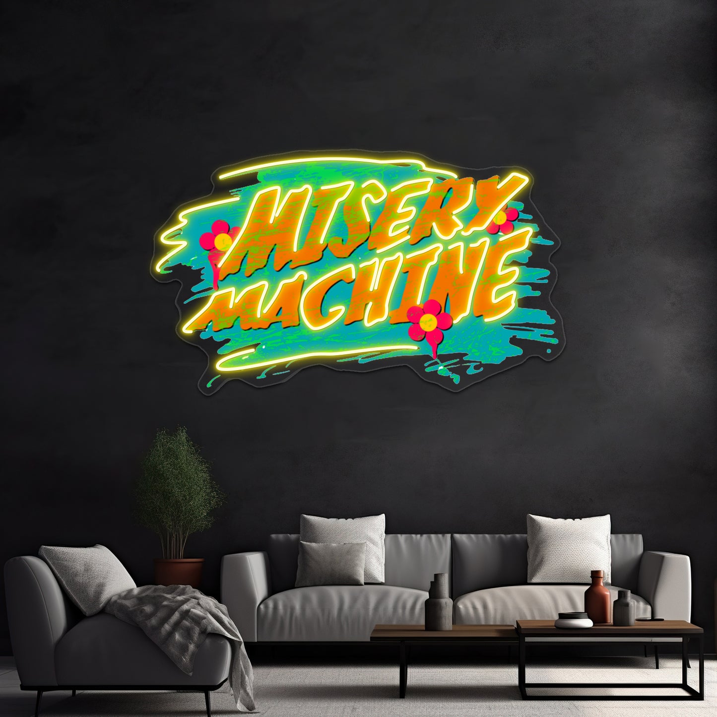 The Misery Machine Artwork Personalized Neon Signs