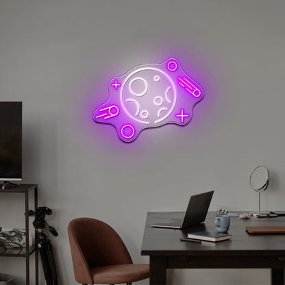 The Moon Neon Sign - Shineneon