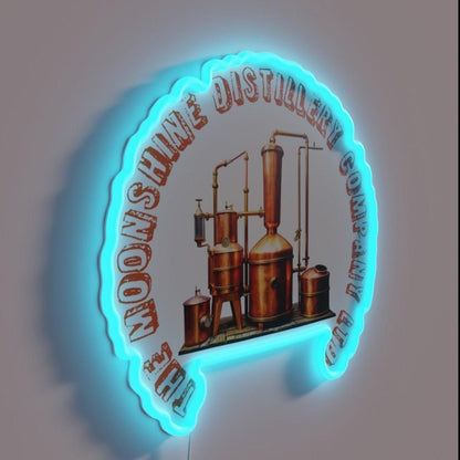 The Moonshine Distillery Company Rgb Led Neon Sign - Shineneon