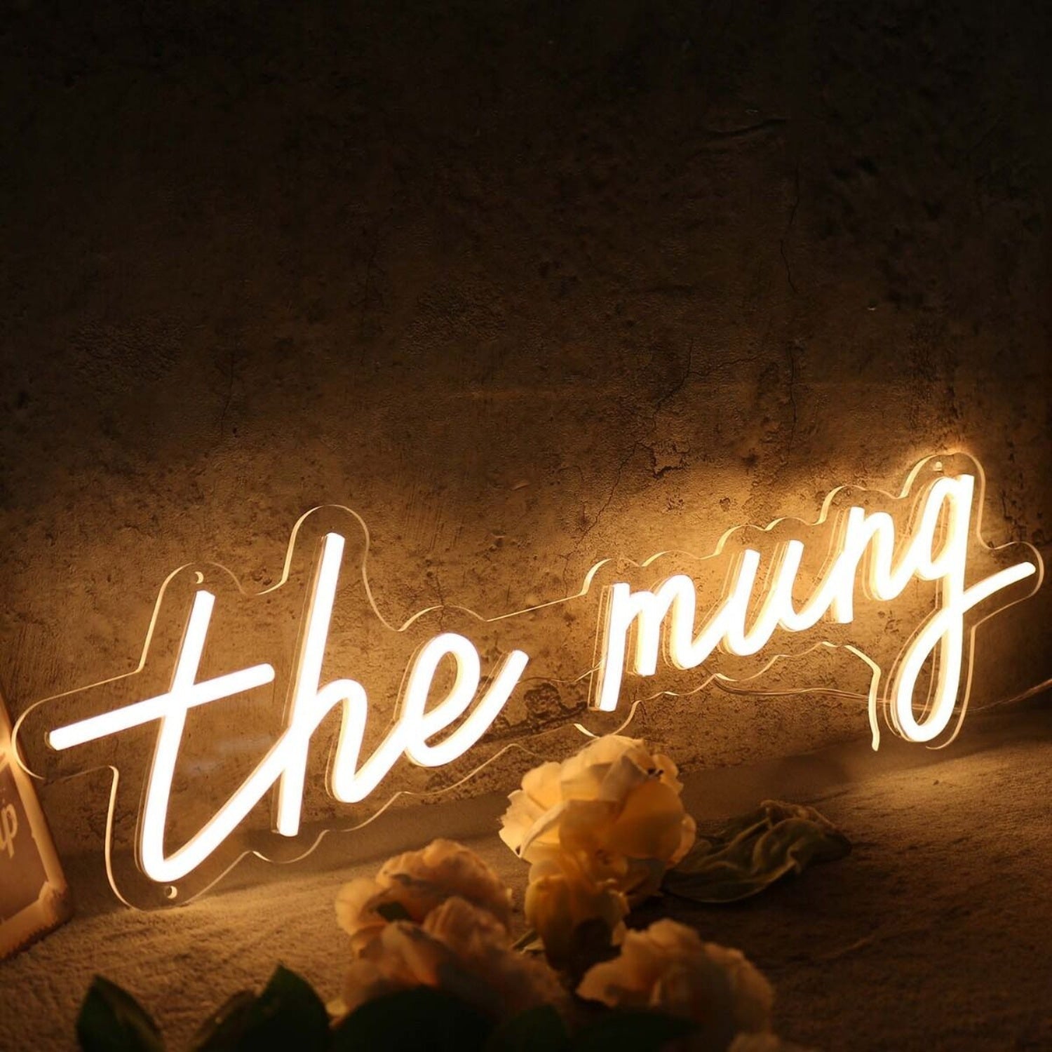The Mung Yellow Led Neon Sign - Shineneon