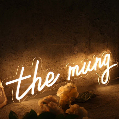 The Mung Yellow Led Neon Sign - Shineneon