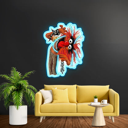 The Muppets Animal Illustration Artwork Personalized Neon Signs