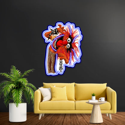 The Muppets Animal Illustration Artwork Personalized Neon Signs