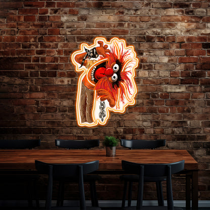 The Muppets Animal Illustration Artwork Personalized Neon Signs