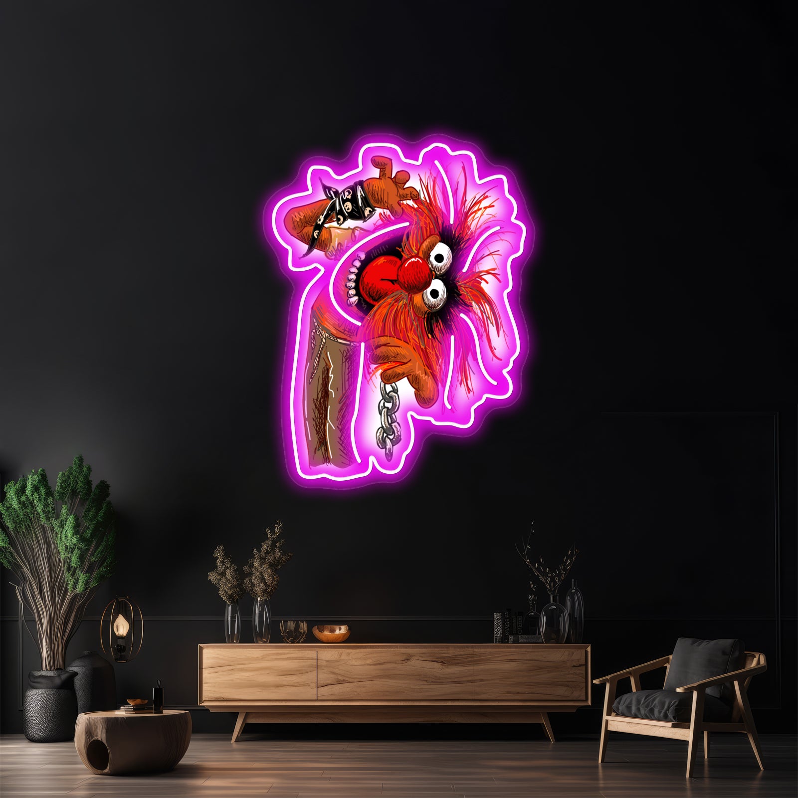 The Muppets Animal Illustration Artwork Personalized Neon Signs | Shineneon