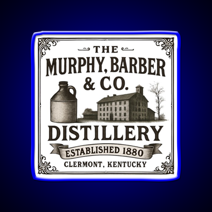The Murphy Barber Co Distillery Whiskey Drink Bar Led Neon Sign Rgb Color