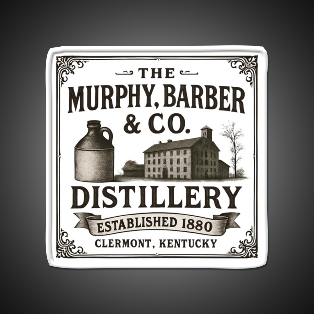 The Murphy Barber Co Distillery Whiskey Drink Bar Led Neon Sign Rgb Color