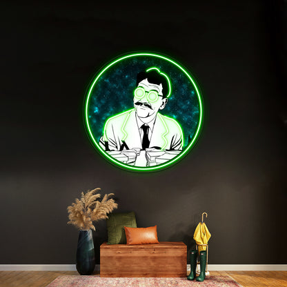 The Myopic Mr Bemis Artwork Personalized Neon Signs