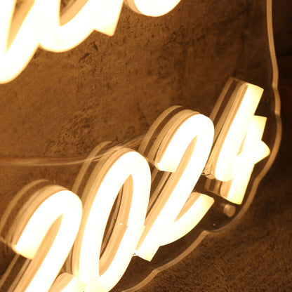 The Myricks Est 2024 Yellow Led Neon Sign - Shineneon